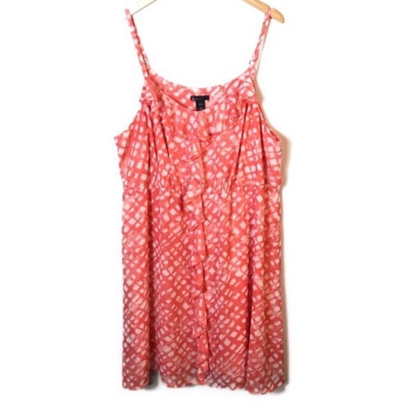 LANE BRYANT Ruffled Midi Dress - Picture 3 of 9